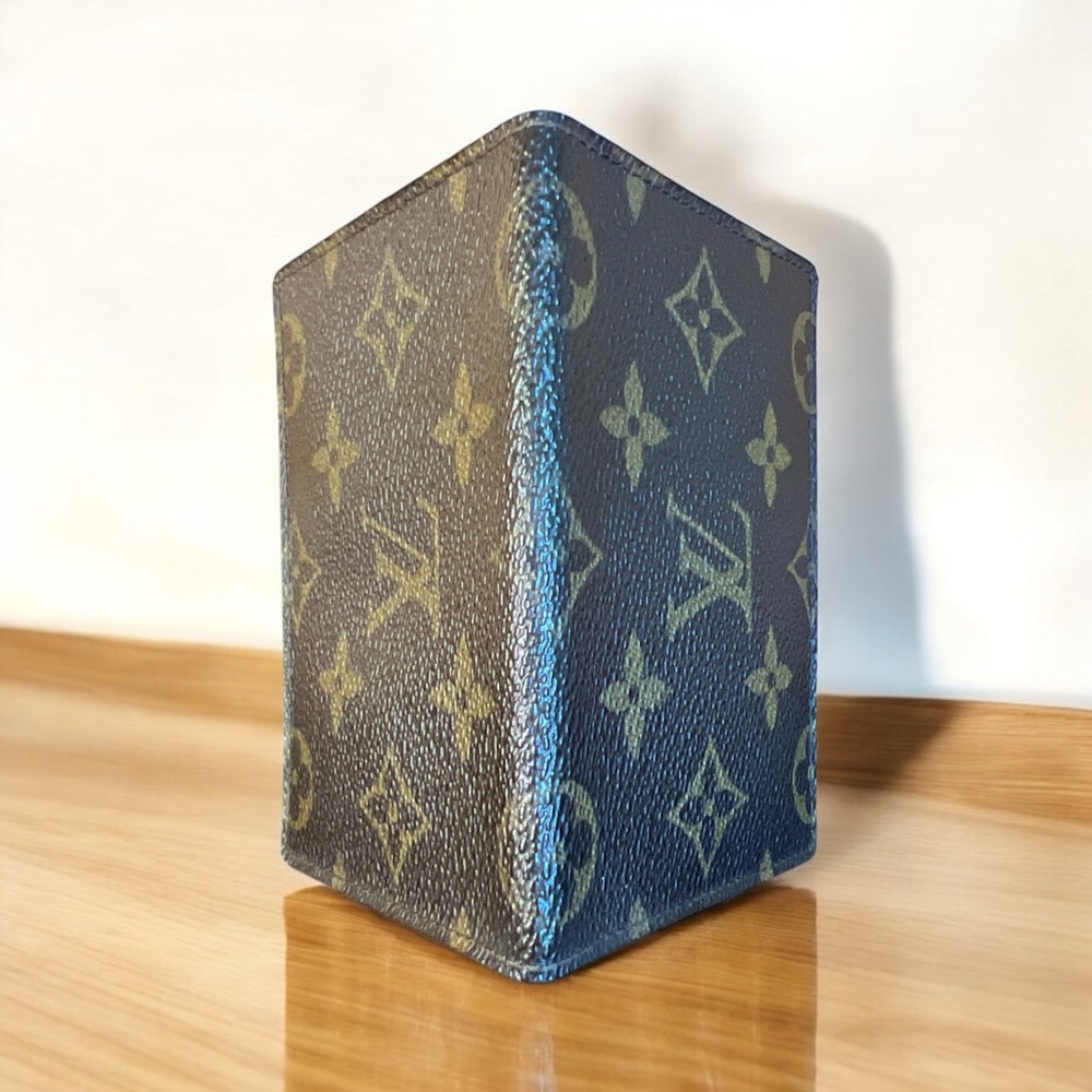 Louis Vuitton Monogram Porte 2 Cartes Vertical Pass Case ID Holder w/COA A108 - Picture 4 of 14